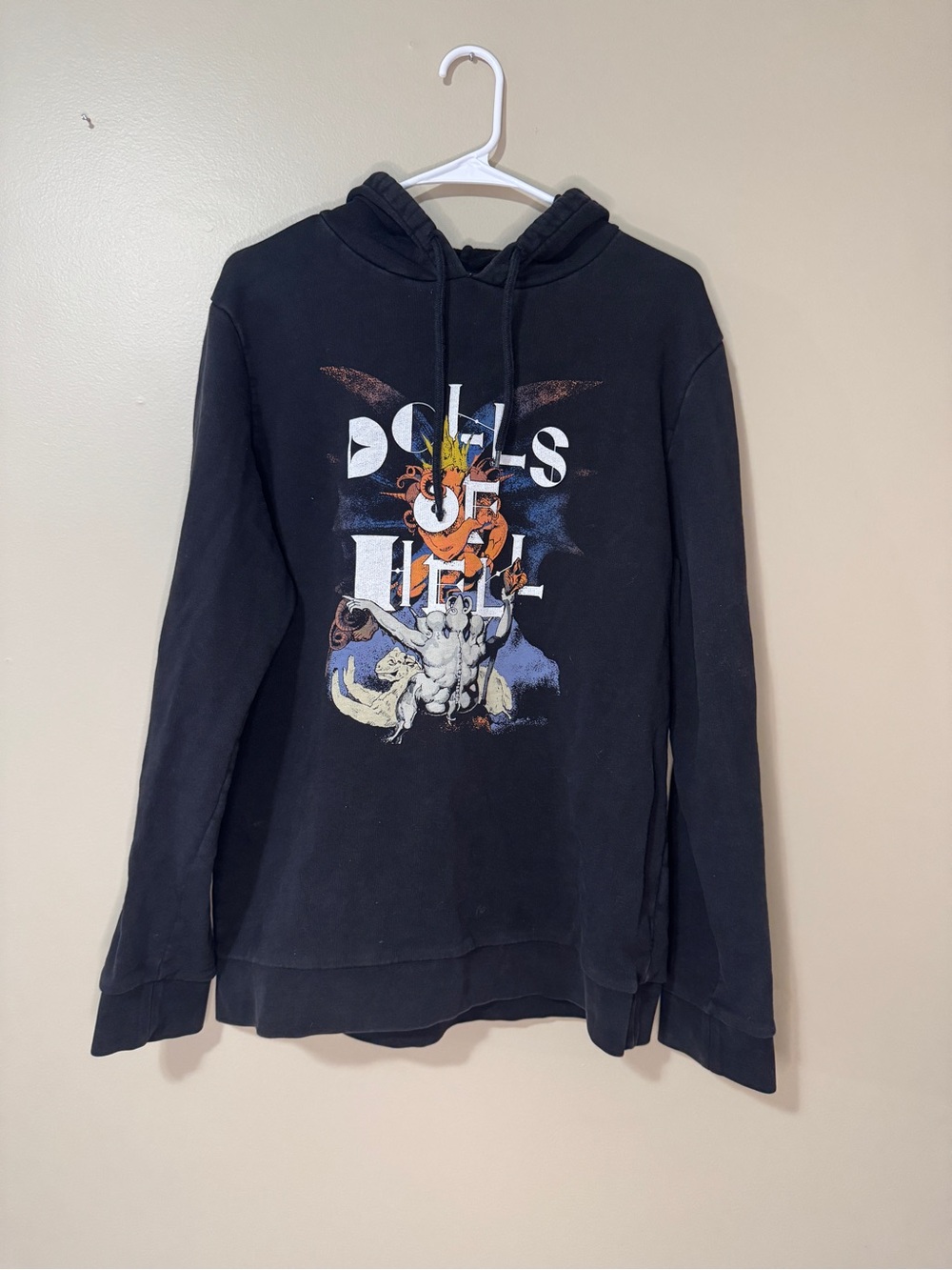 A.P.C. Dolls of Hell Black Crewneck Graphic Sweater